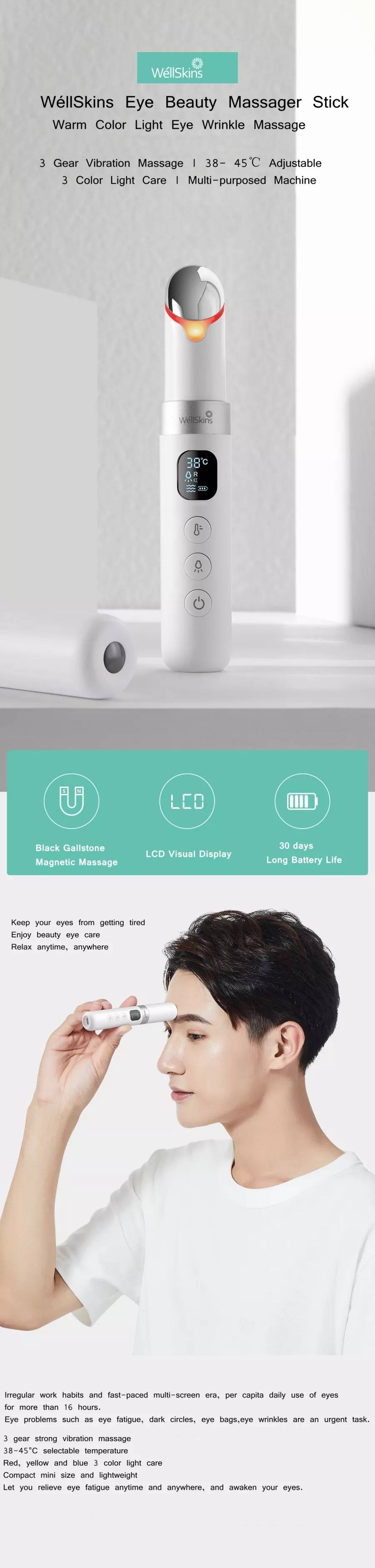 Xiaomi WellSkins Beautiful Eye Instrument Vibration Massager For Anti-Aging